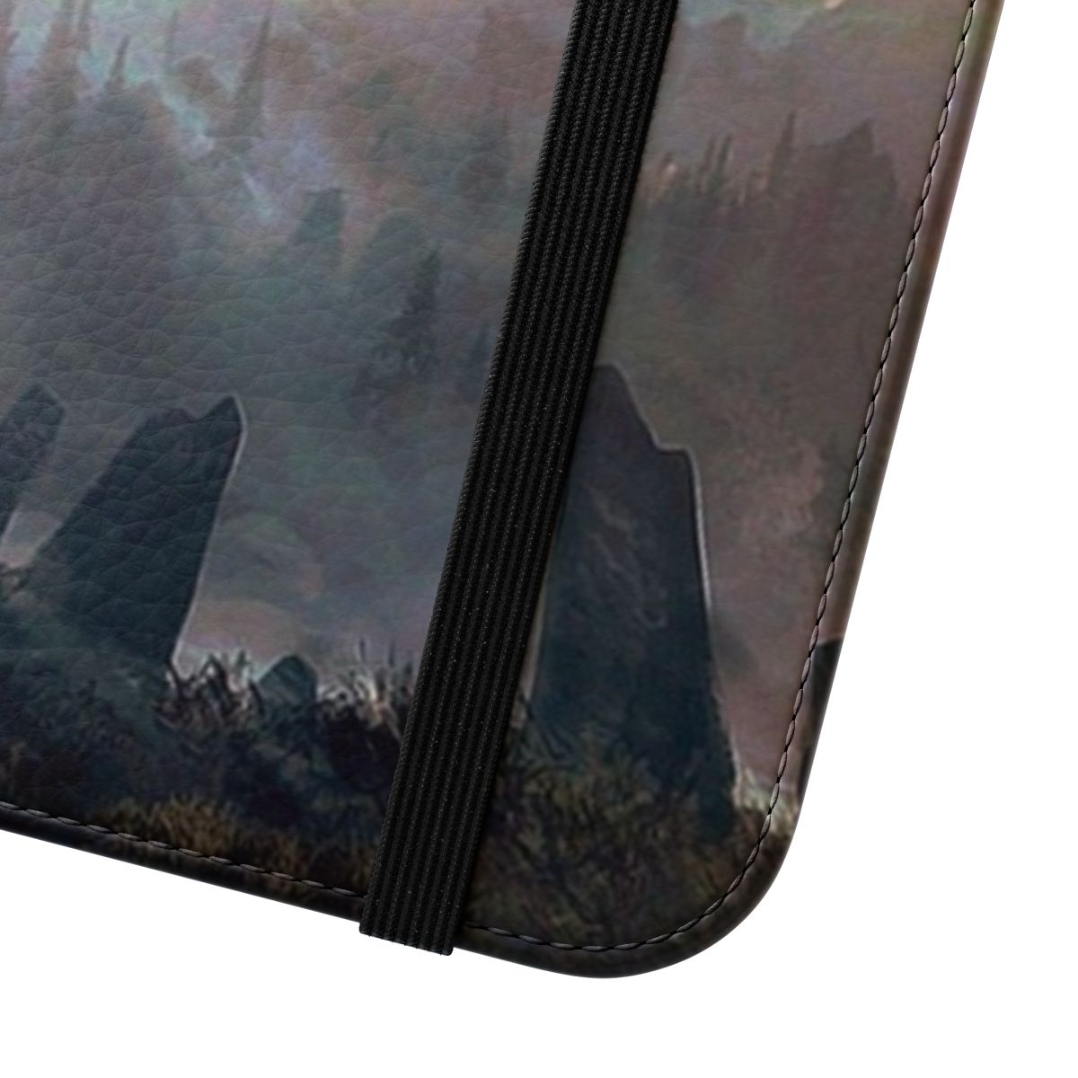 Enchanted Dragon Mountain Fantasy Phone Case - Close Up