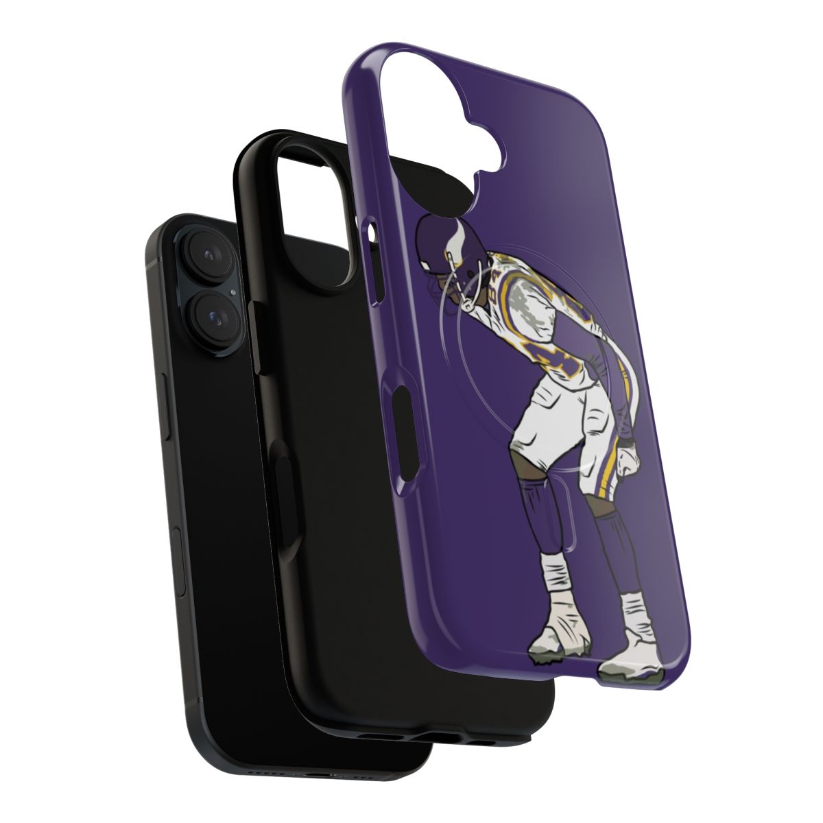 Randy Moss-inspired phone case with a tough, magnetic design for Minnesota sports fans - Layers