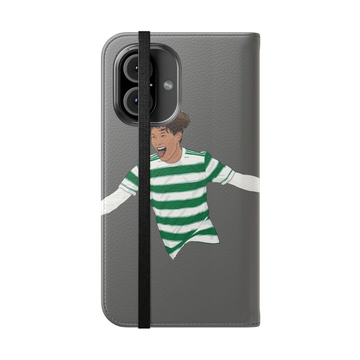 Kyogo Furuhashi Celtic FC Personalized Phone Case - Folded Front