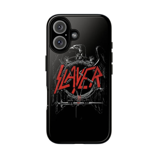 Shiny and tough phone case with Slayer-inspired design