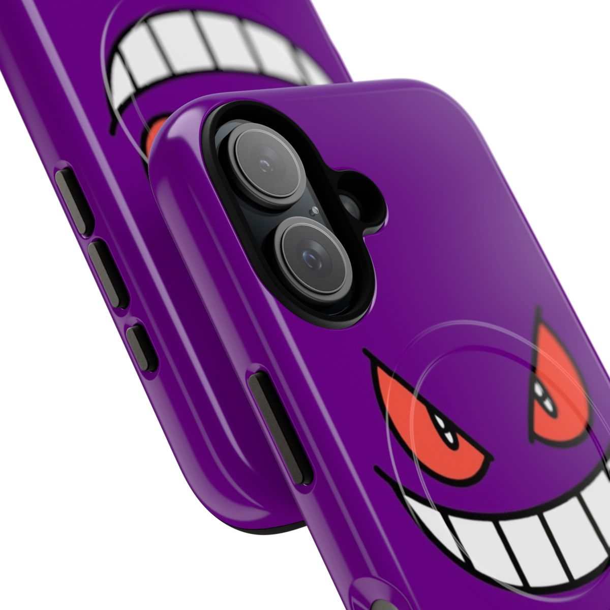 Magnetic phone case with a creepy ghost design - Detail