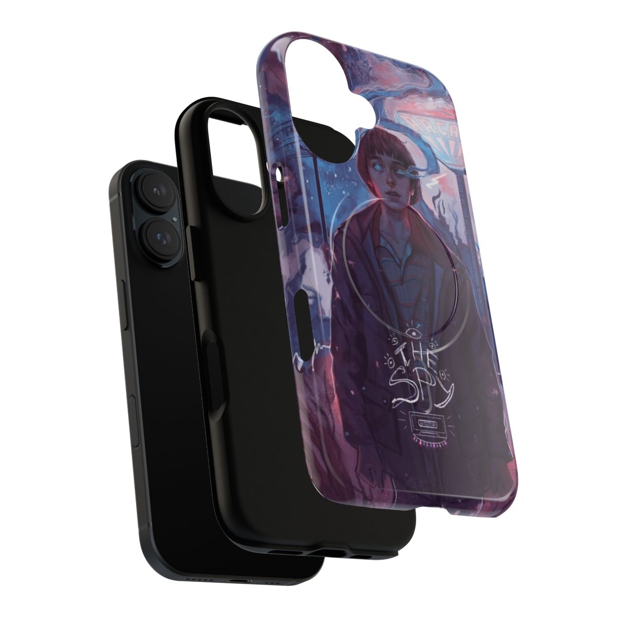 Magnetic tough phone case with Stranger Things theme - Layers