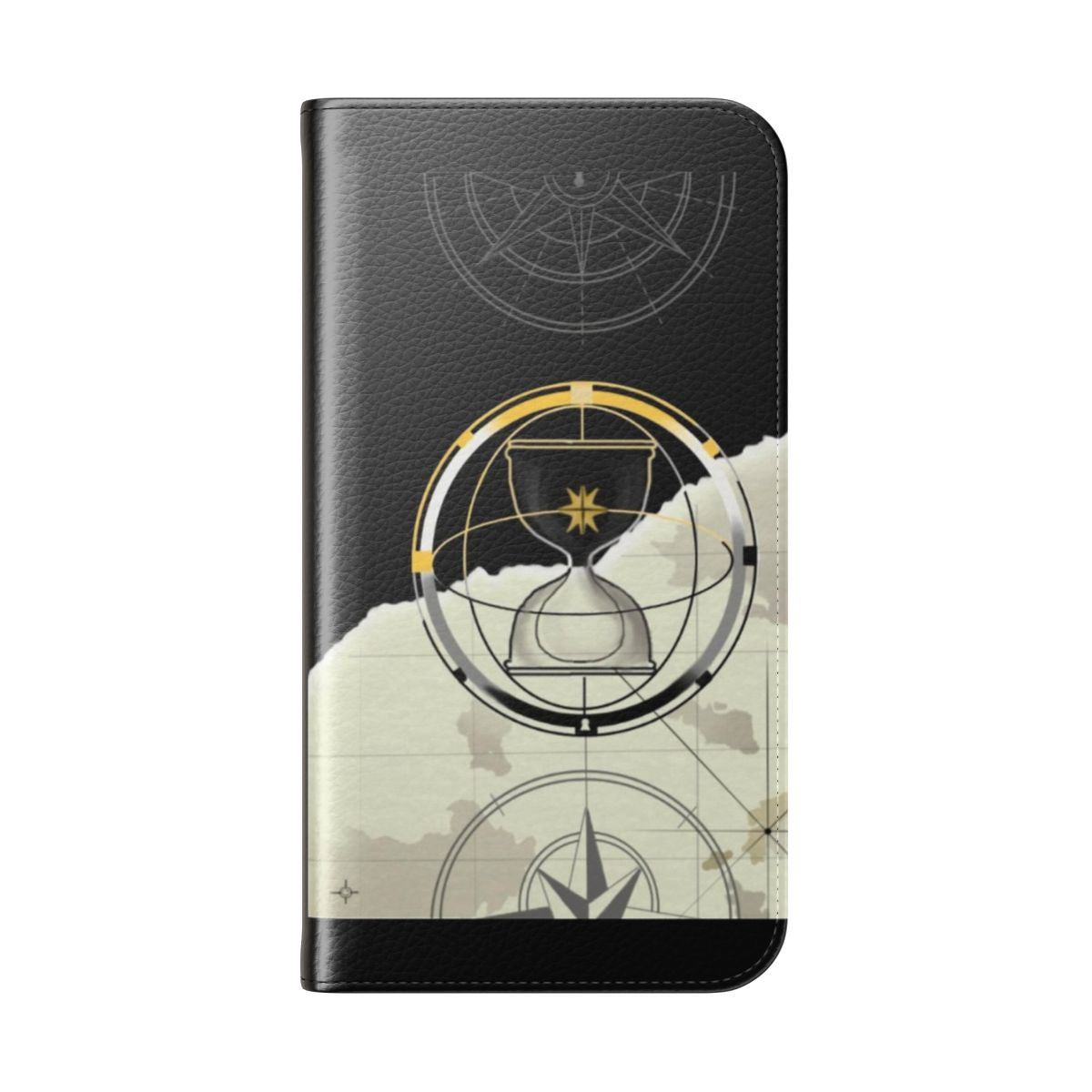 Flip cover phone case featuring ATEEZ's The Fellowship Tour design - Folded Back