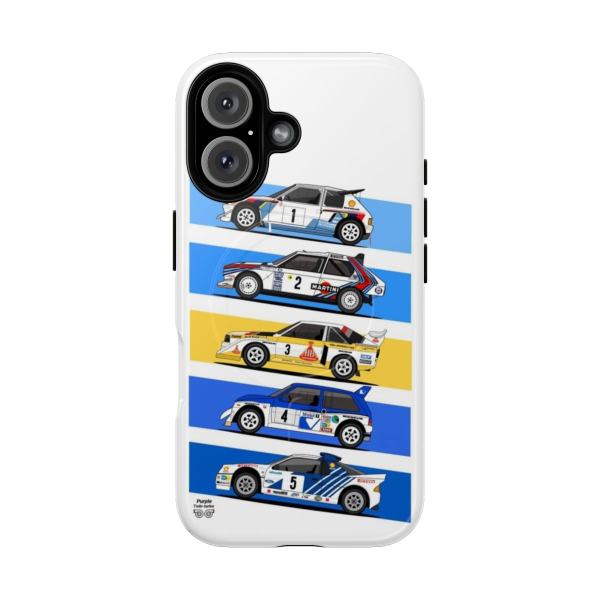 Retro 1980s Group B rally car phone case