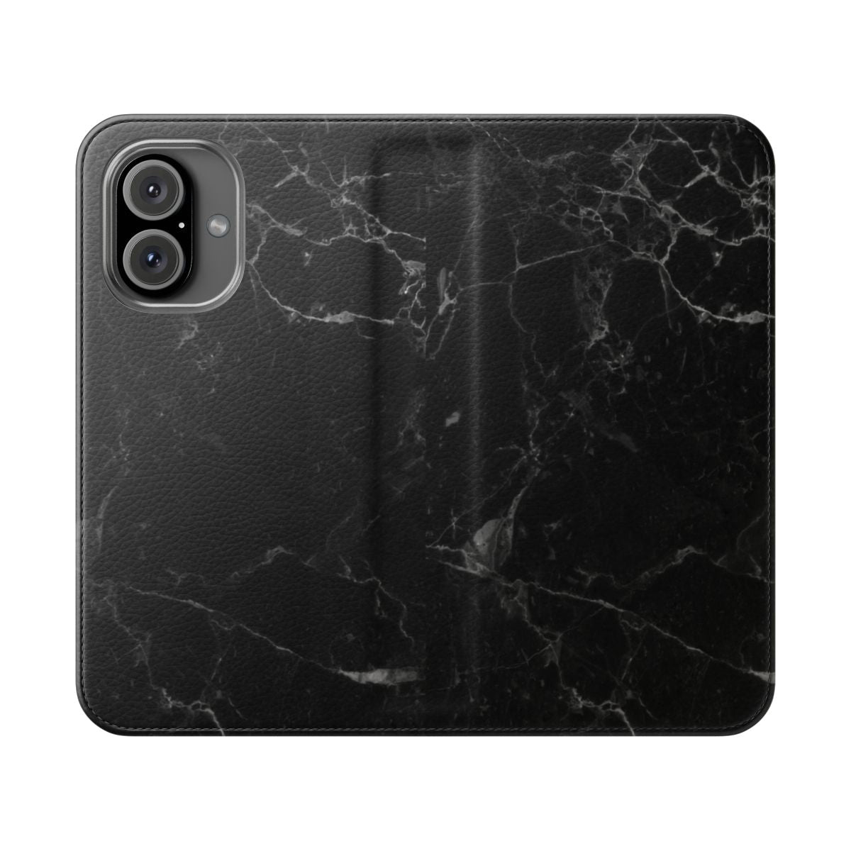 Marble Black Flip Cover Phone Case