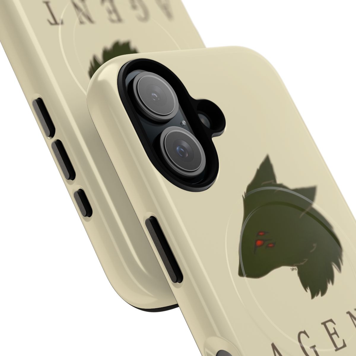 Elvhen-inspired magnetic phone case featuring the Fen'harel symbol from Dragon Age - Detail