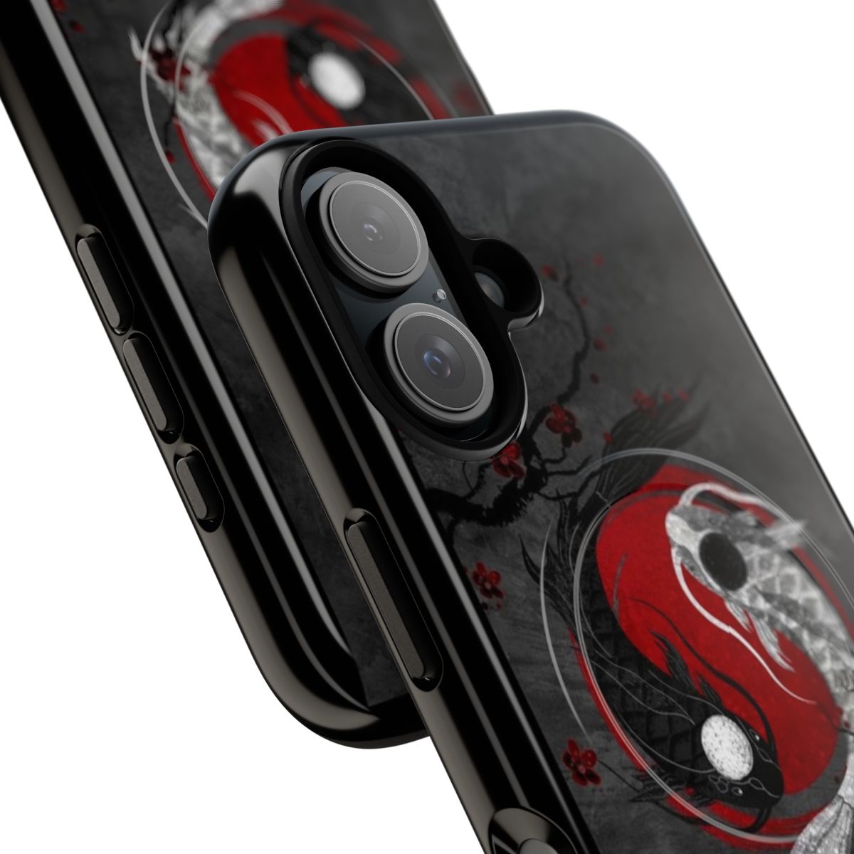 Magnetic yin-yang phone cases with a tough, protective design - Detail