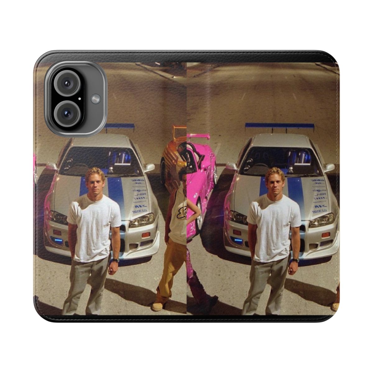 Automotive-inspired Brian O'Conner phone case featuring Fast and Furious, Paul Walker, and JDM elements