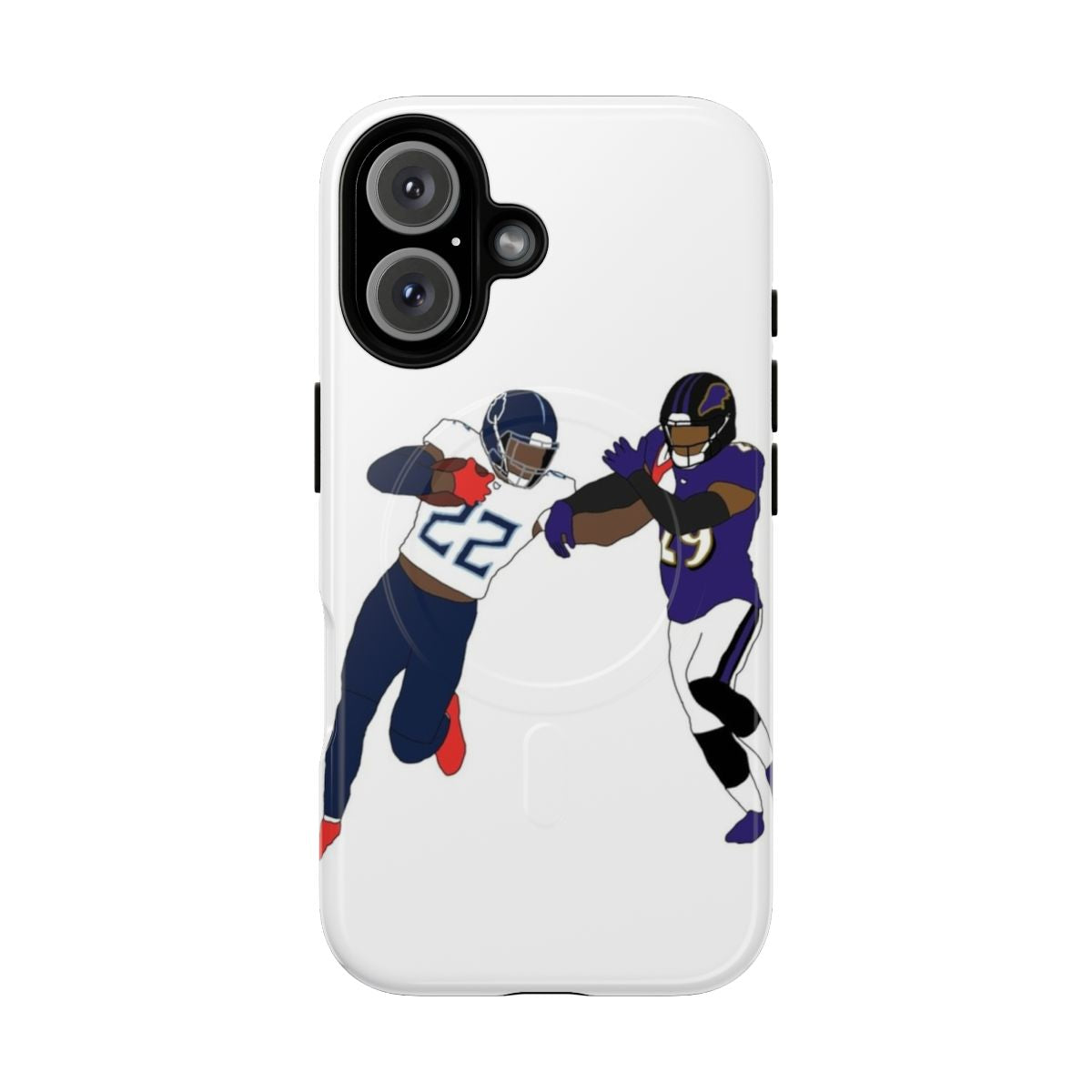 Tough Tennessee Titans phone case featuring Derrick Henry player design