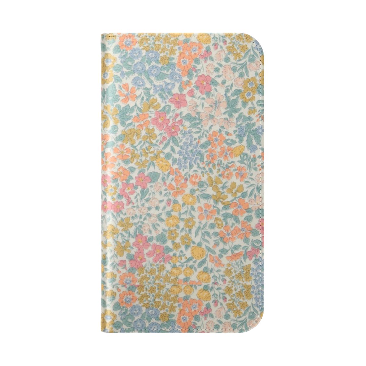 Multicolor Floral Liberty Print Phone Case - Folded Back