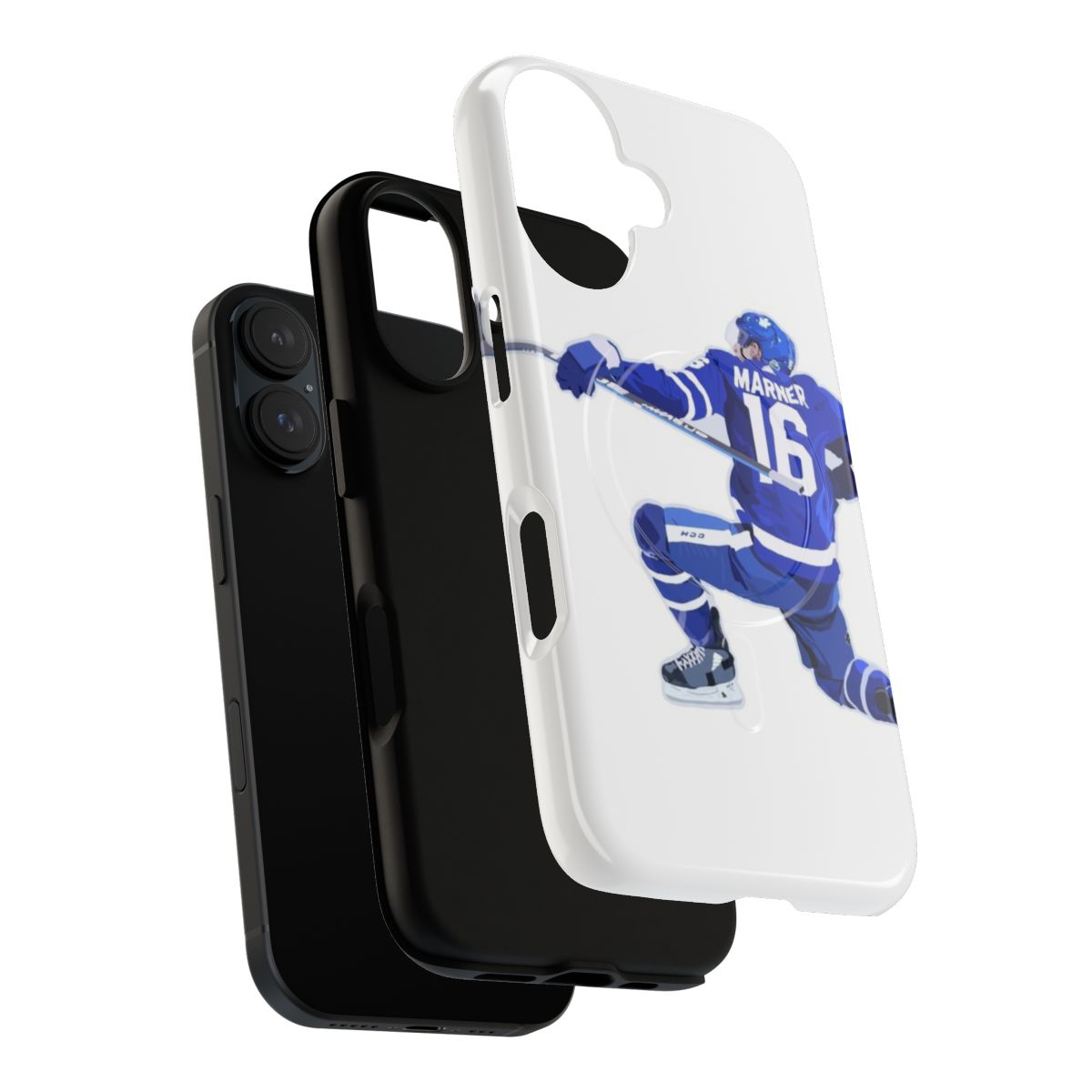 Mitch Marner-inspired hockey phone case with magnetic protection - Layers