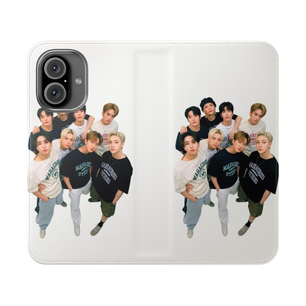 Sleek and protective phone case featuring the Stray Kids logo and member names