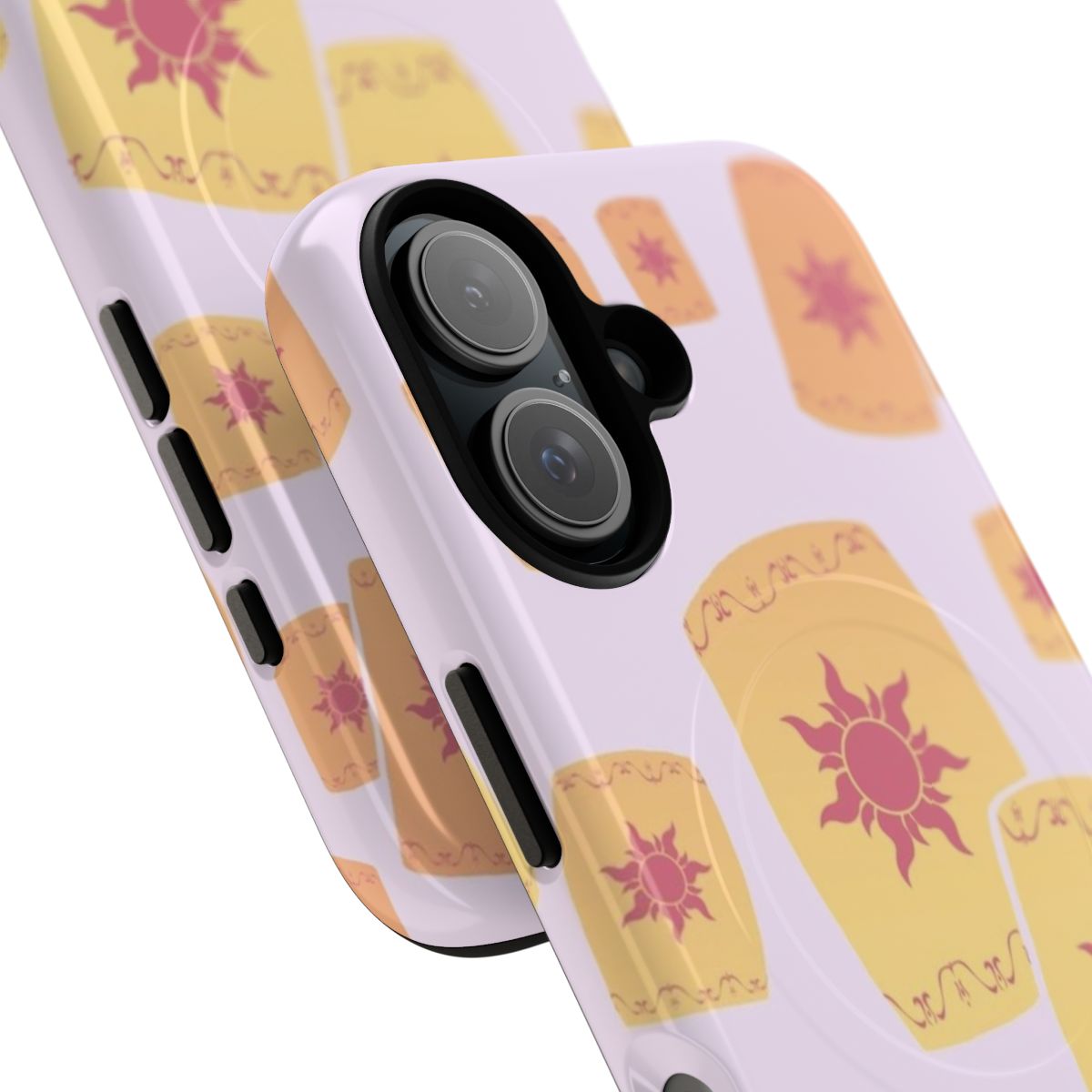 Floating lantern-inspired phone case with a magnetic tough design - Detail