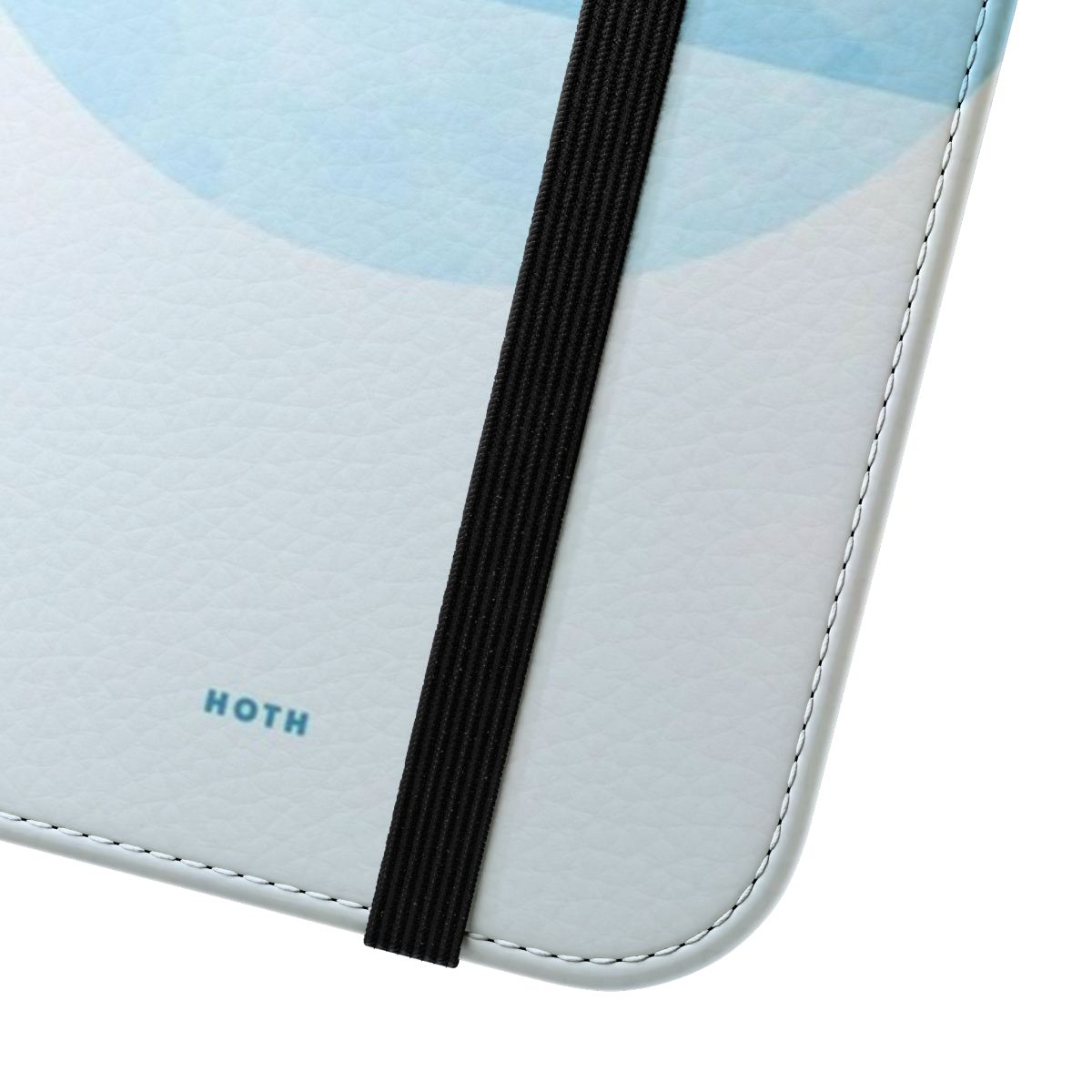 Minimalist phone case with star wars Hoth design - Close Up