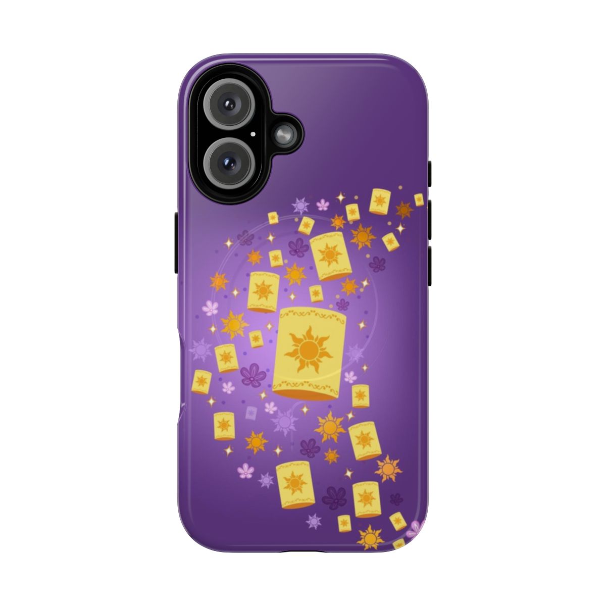 Tangled Lanterns Pattern Magnetic Tough Phone Case