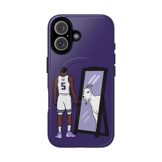 Magnetic tough phone case featuring De'Aaron Fox of the Sacramento Kings