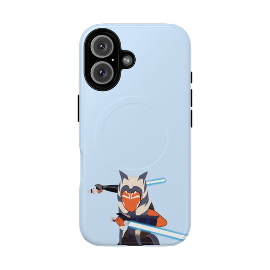 Magnetic tough phone case featuring artwork of Ahsoka Tano from Star Wars: The Clone Wars