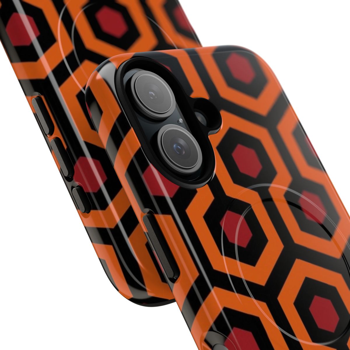 Overlook geometric pattern phone case with hexagon shapes - Detail