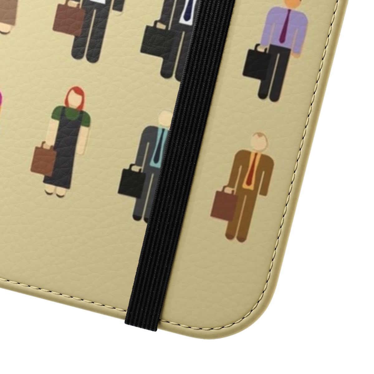 Flip phone case featuring favorite characters from the TV series The Office - Close Up