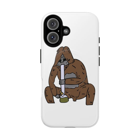 Magnetic tough phone case featuring Sassy the Sasquatch character from "The Big Lez Show"