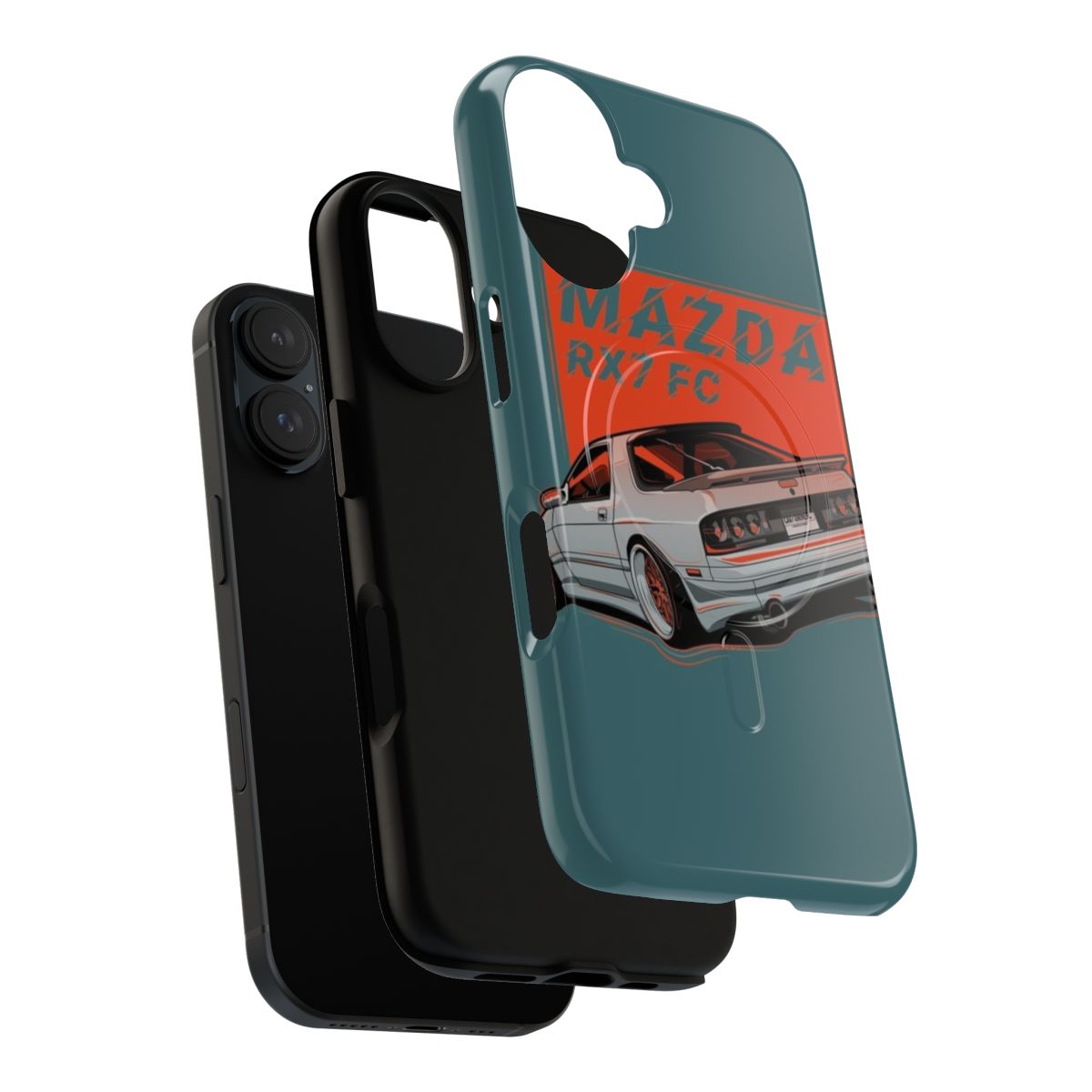 Mazda RX7 FC3S custom phone case with graphic design - Layers