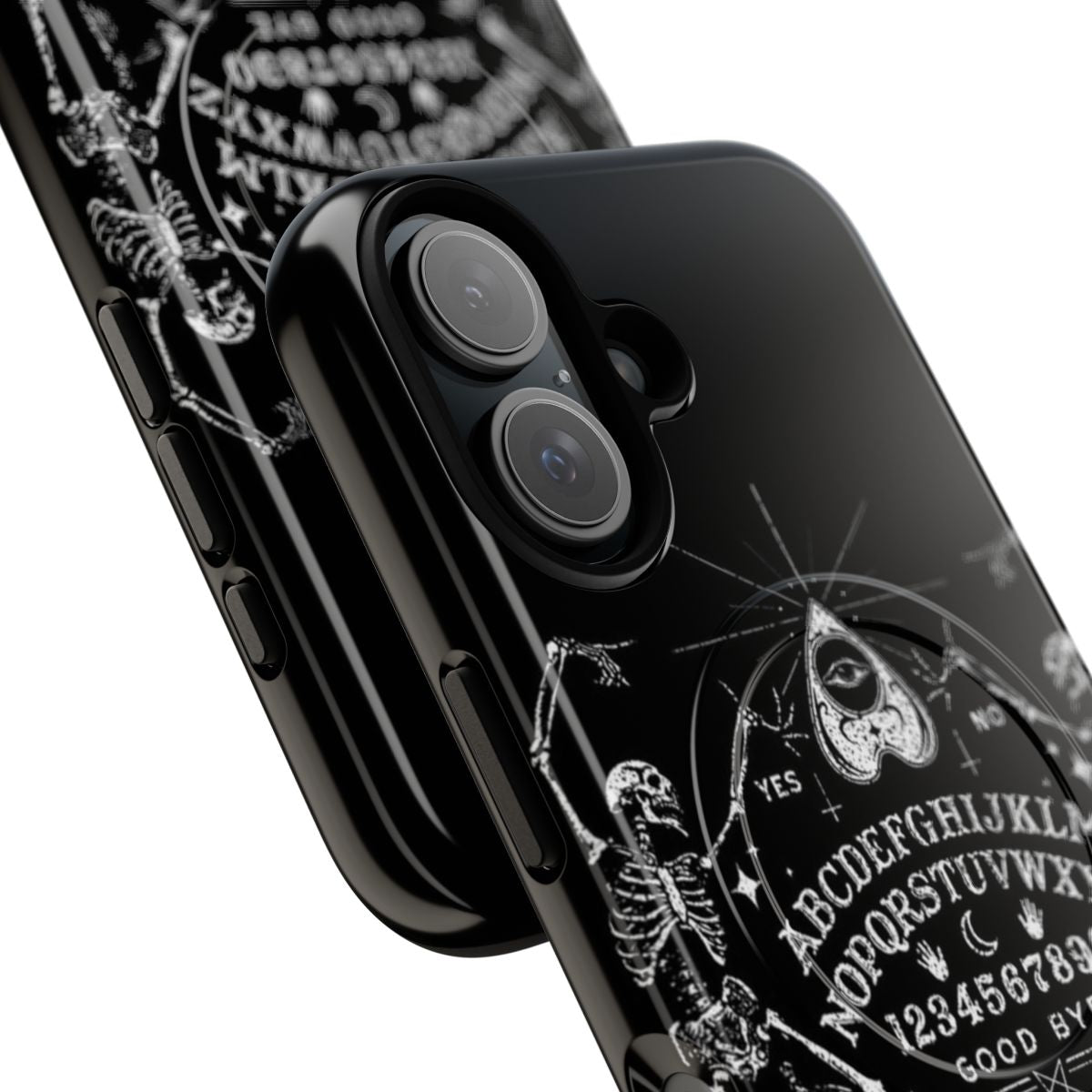 Spooky ouija and skeleton phone case for Halloween - Detail