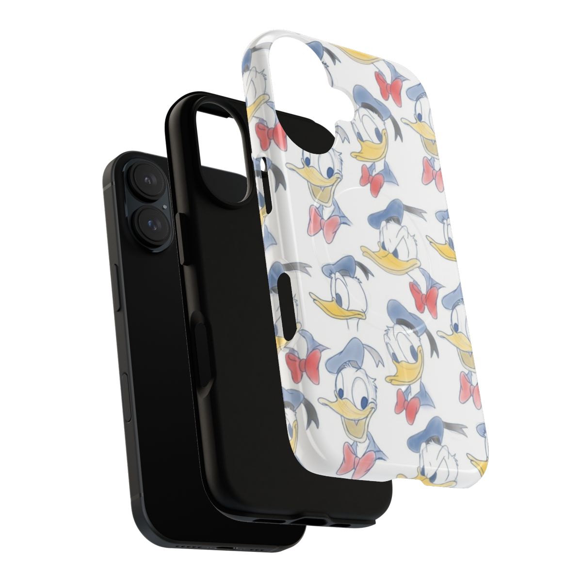 Durable phone case featuring the iconic Disney character, Donald Duck - Layers