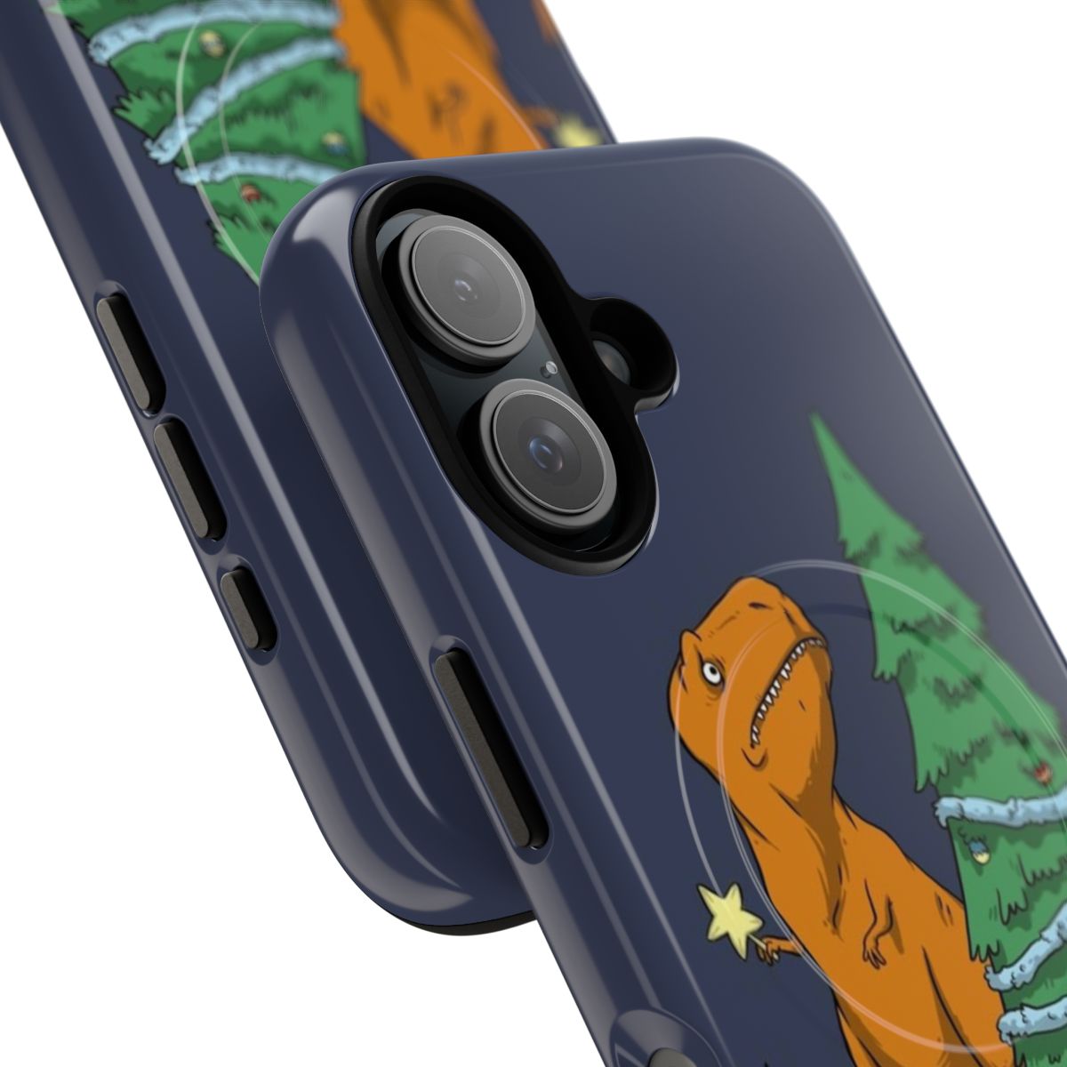 Magnetic Tough Dinosaur Phone Case with T-Rex Graphic - Detail