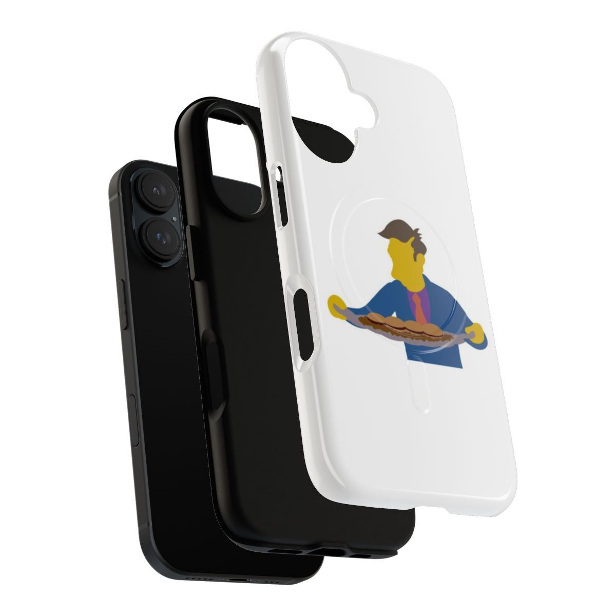 Magnetic phone case featuring the iconic Simpsons "Steamed Hams" meme - Layers