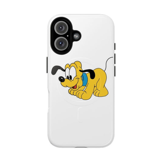 Disney's Pluto the dog on a magnetic tough phone case