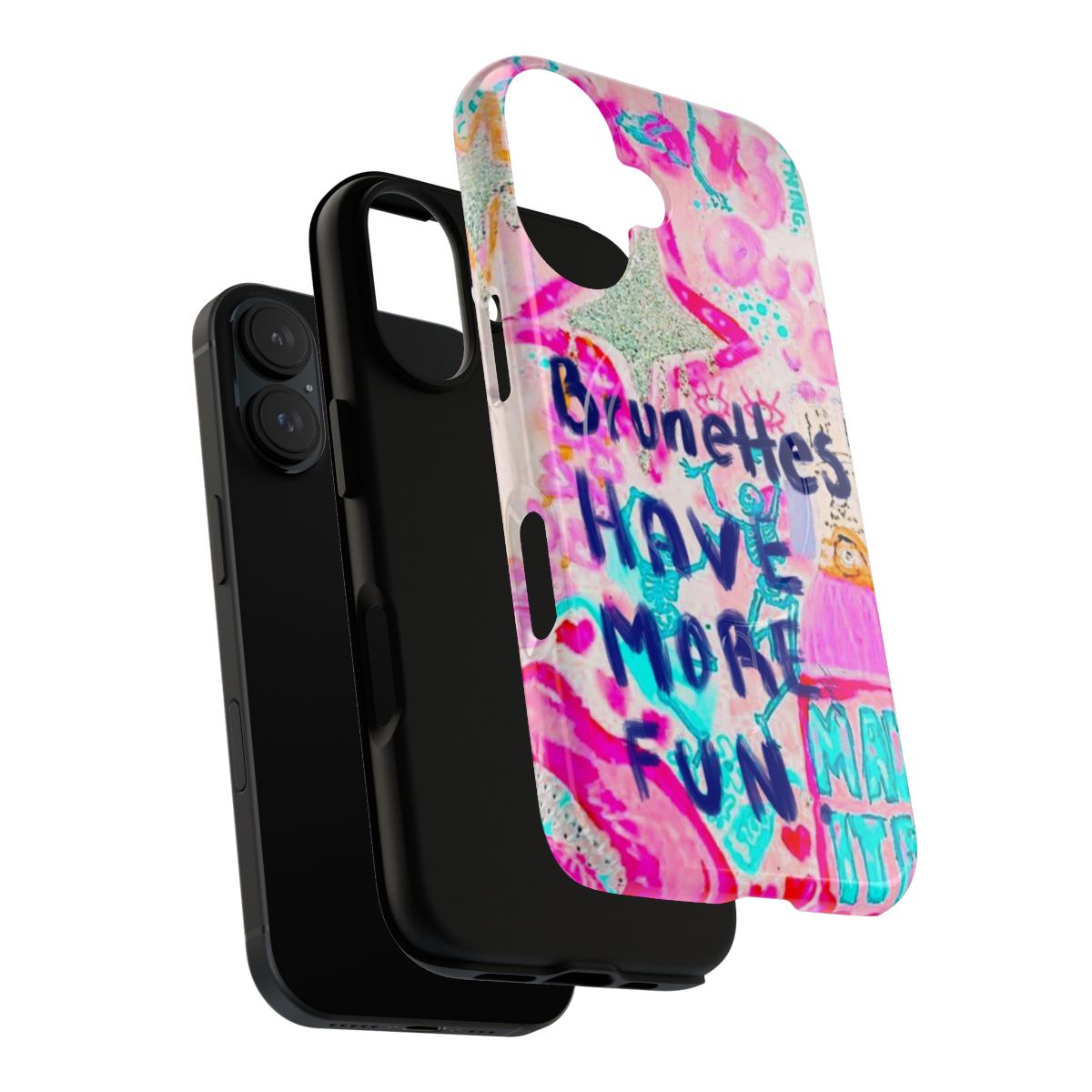 Brunette Magnetic Tough Phone Case - Layers