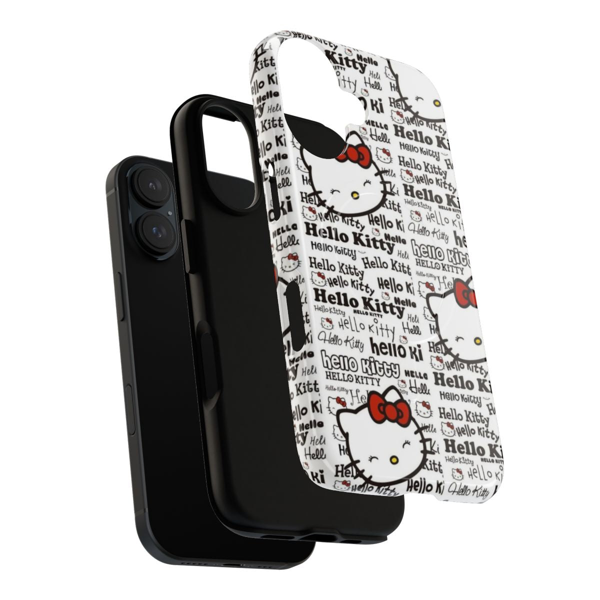 Stylish and protective magnetic tough phone case featuring the iconic Hello Kitty cat design - Layers