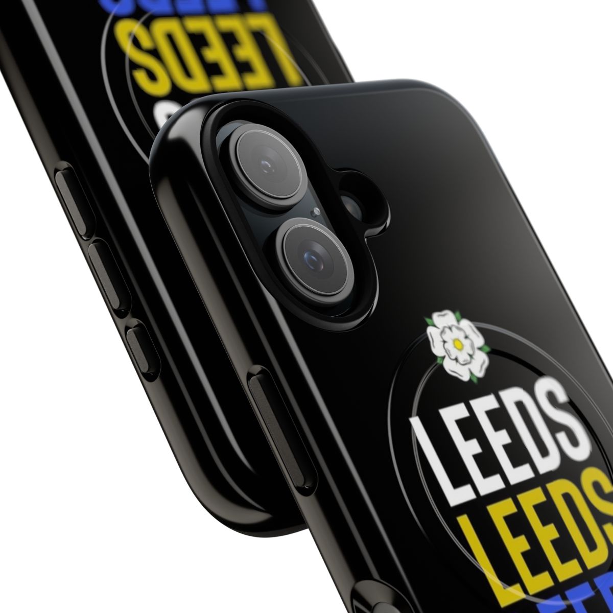 Leeds United FC magnetic phone case with tough protective design - Detail