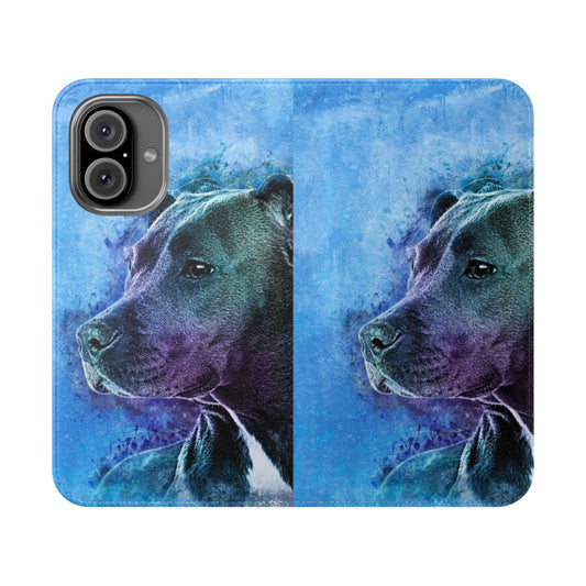 American Staffordshire Terrier or Amstaff dog breed phone case design