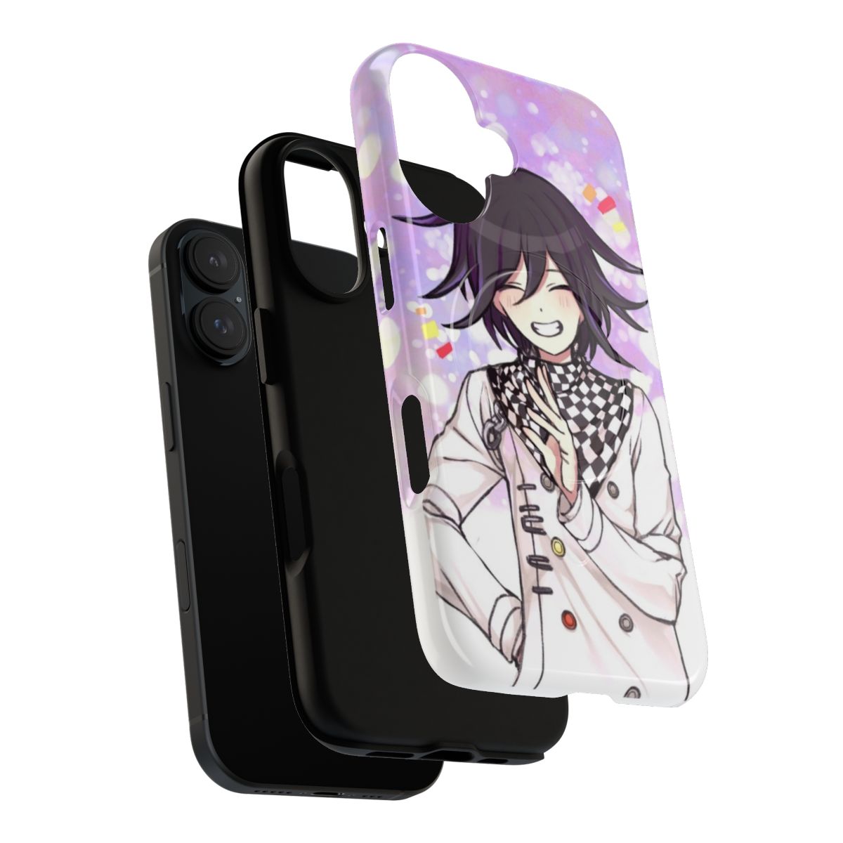 Kokichi Ouma Inspired Magnetic Tough Phone Case - Layers