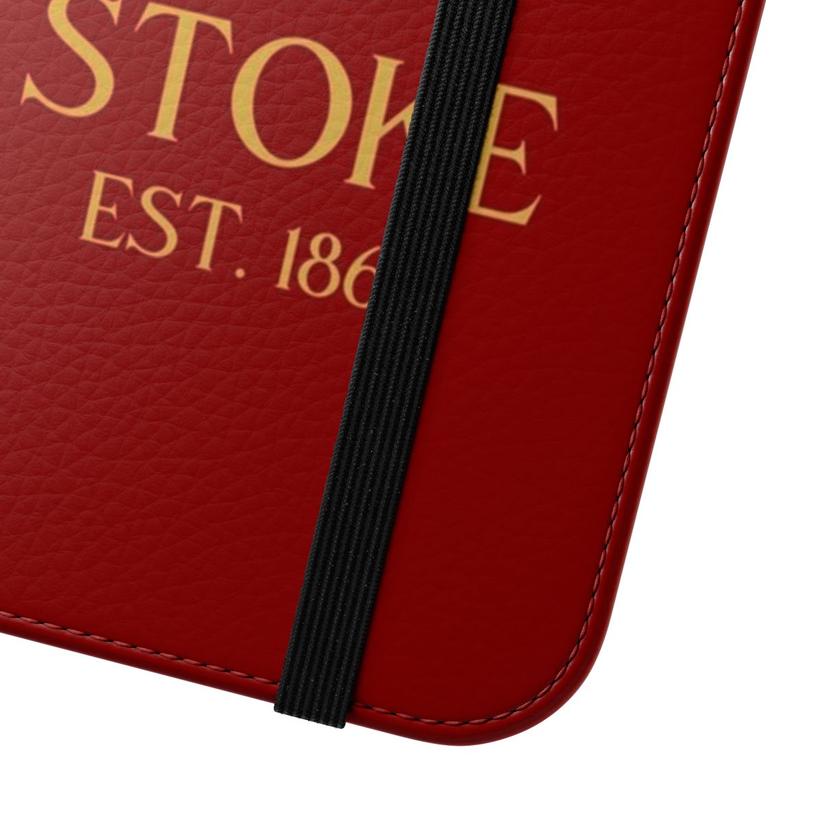 Gold Stoke City Flip Cover Phone Case - Close Up