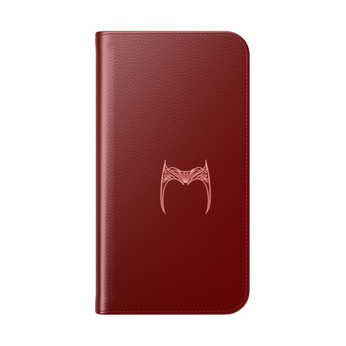 Minimal phone case with crown design, ideal for Wanda Maximoff fans - Folded Back