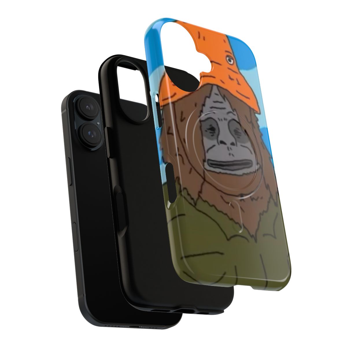 Sassy Sasquatch magnetic tough phone case - Layers