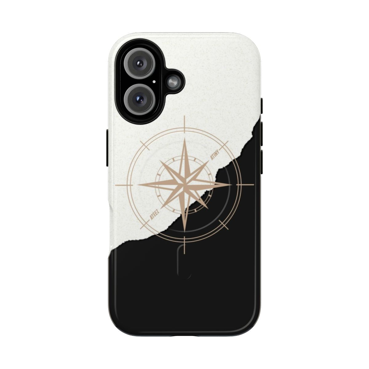 ATEEZ Compass Design Magnetic Tough Phone Case