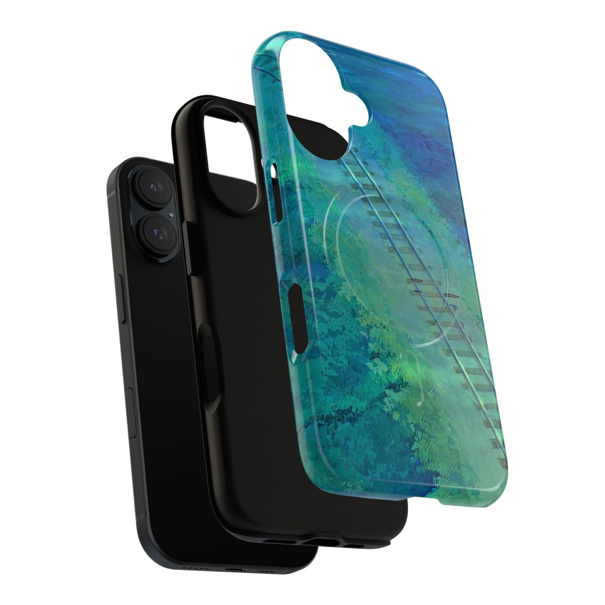 Colorful phone case with Spirited Away, Studio Ghibli, and anime-inspired designs - Layers