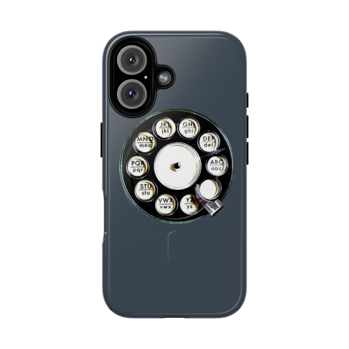 Retro rotary dial phone magnetic tough cases for smartphone protection