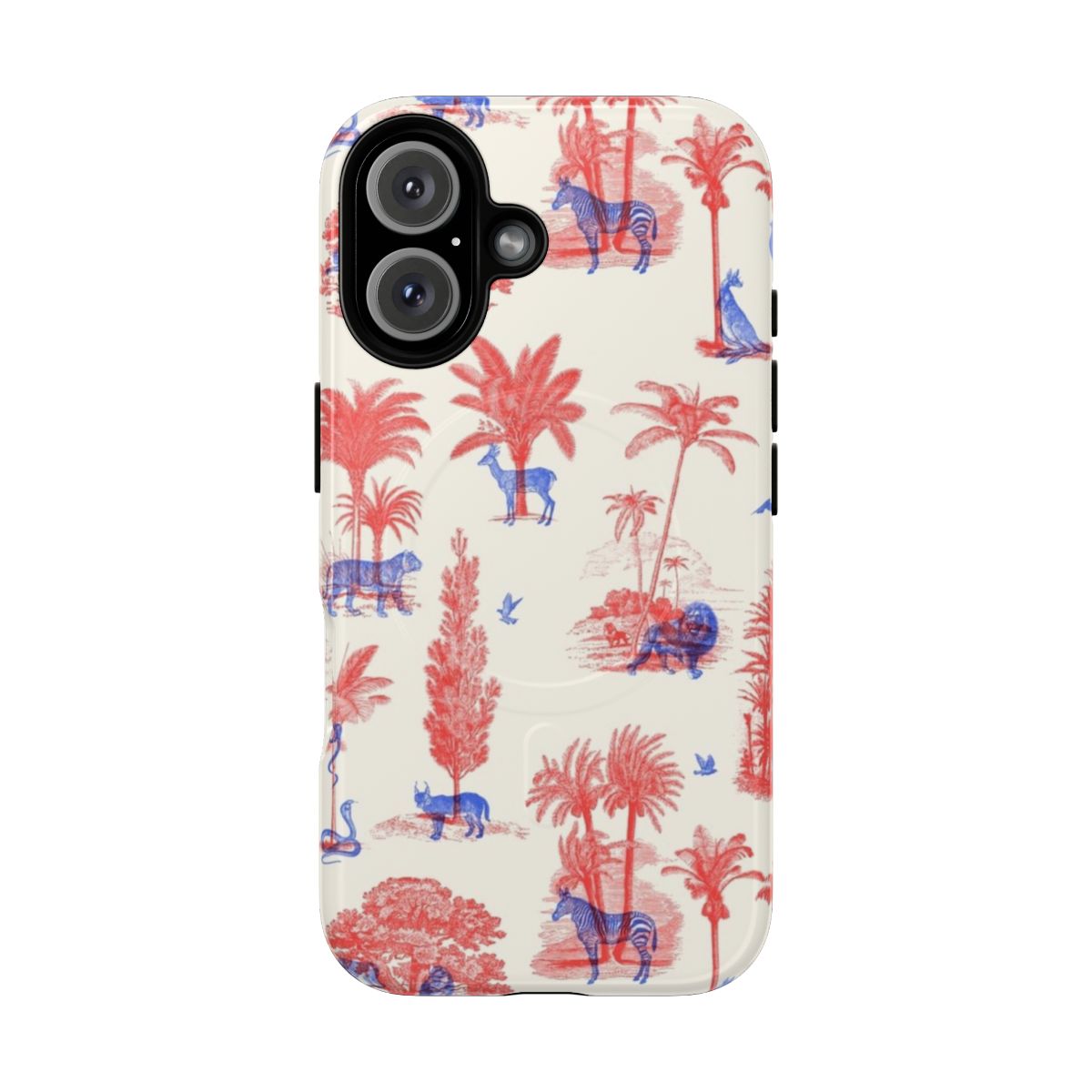 Magnetic Tough Phone Cases with Vibrant Wild Animal Patterns