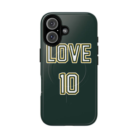 Protective phone case featuring the image of Jordan Love, quarterback for the Green Bay Packers