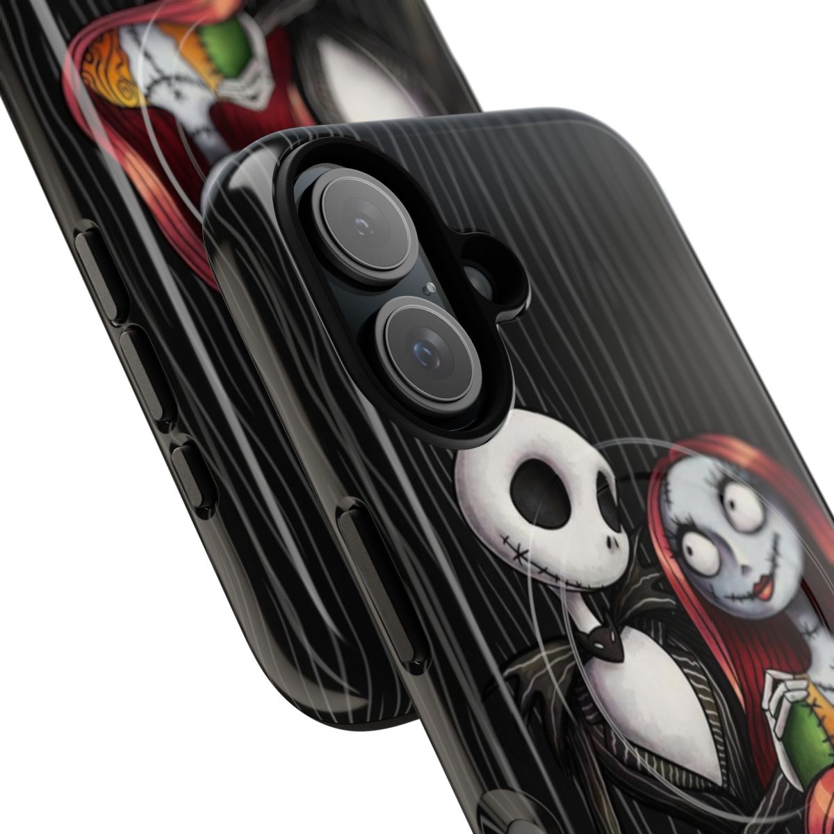 Magnetic tough phone case featuring Jack Skellington and Sally from The Nightmare Before Christmas - Detail