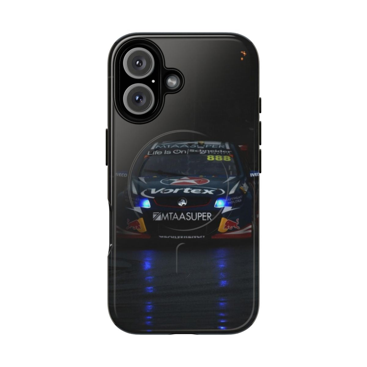 Magnetic phone case with V8 Supercars design featuring Craig Lowndes and Holden