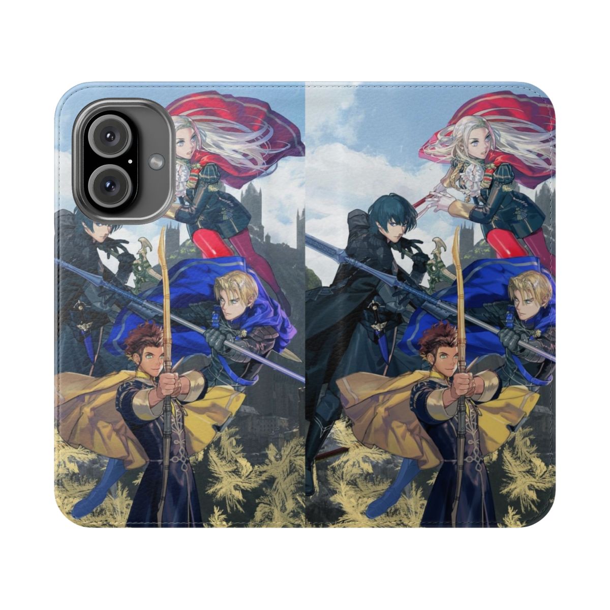 Vibrant and durable phone case featuring characters from the hit Fire Emblem: Three Houses video game