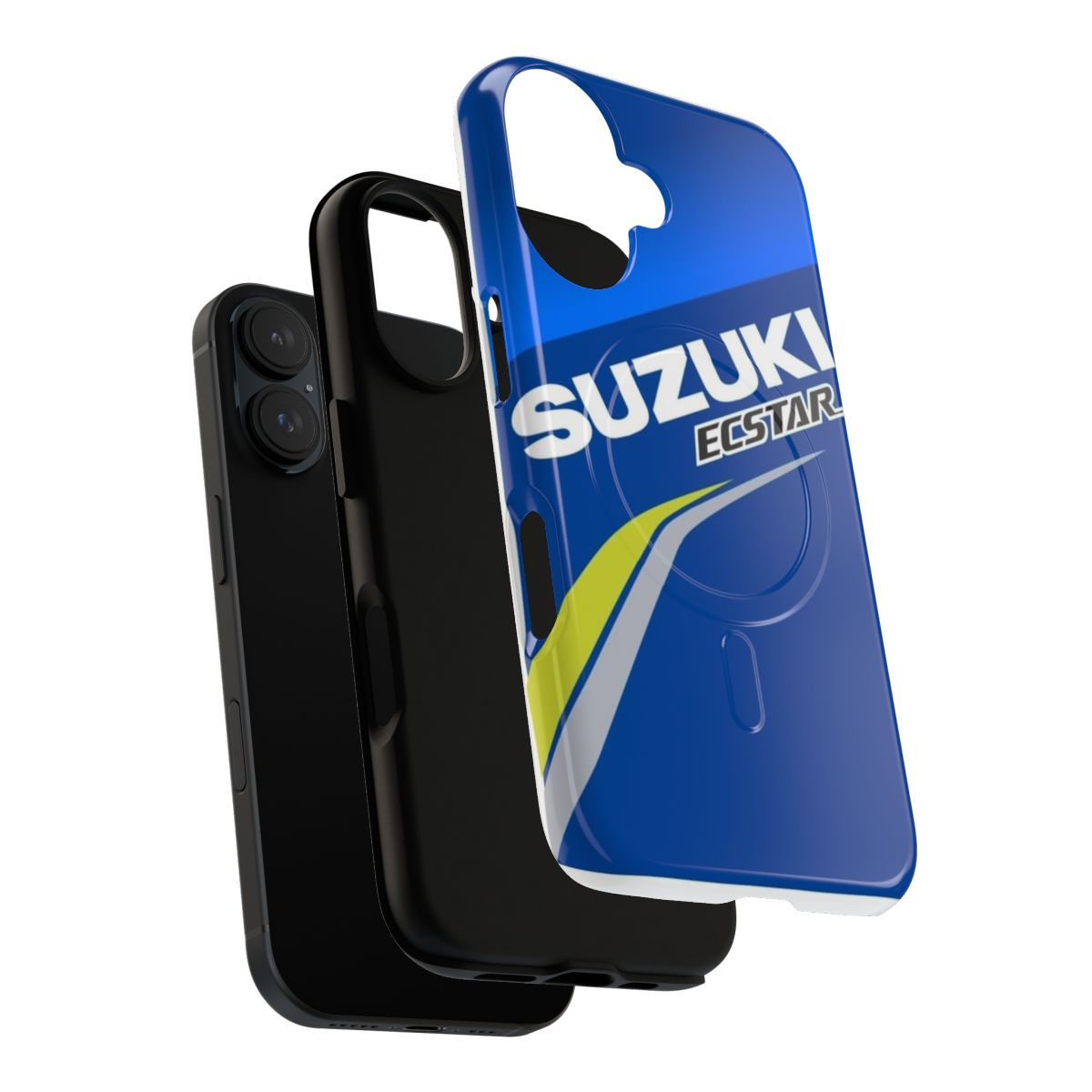 Suzuki MotoGP inspired magnetic tough phone case - Layers