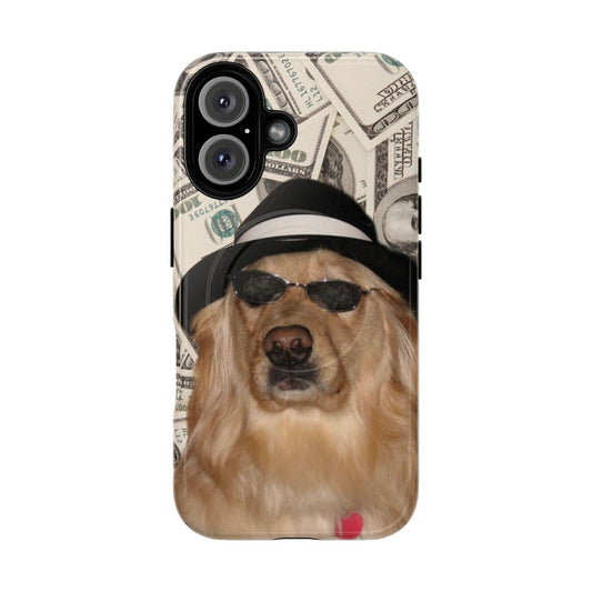 Corgi dog phone case with funny dog meme design