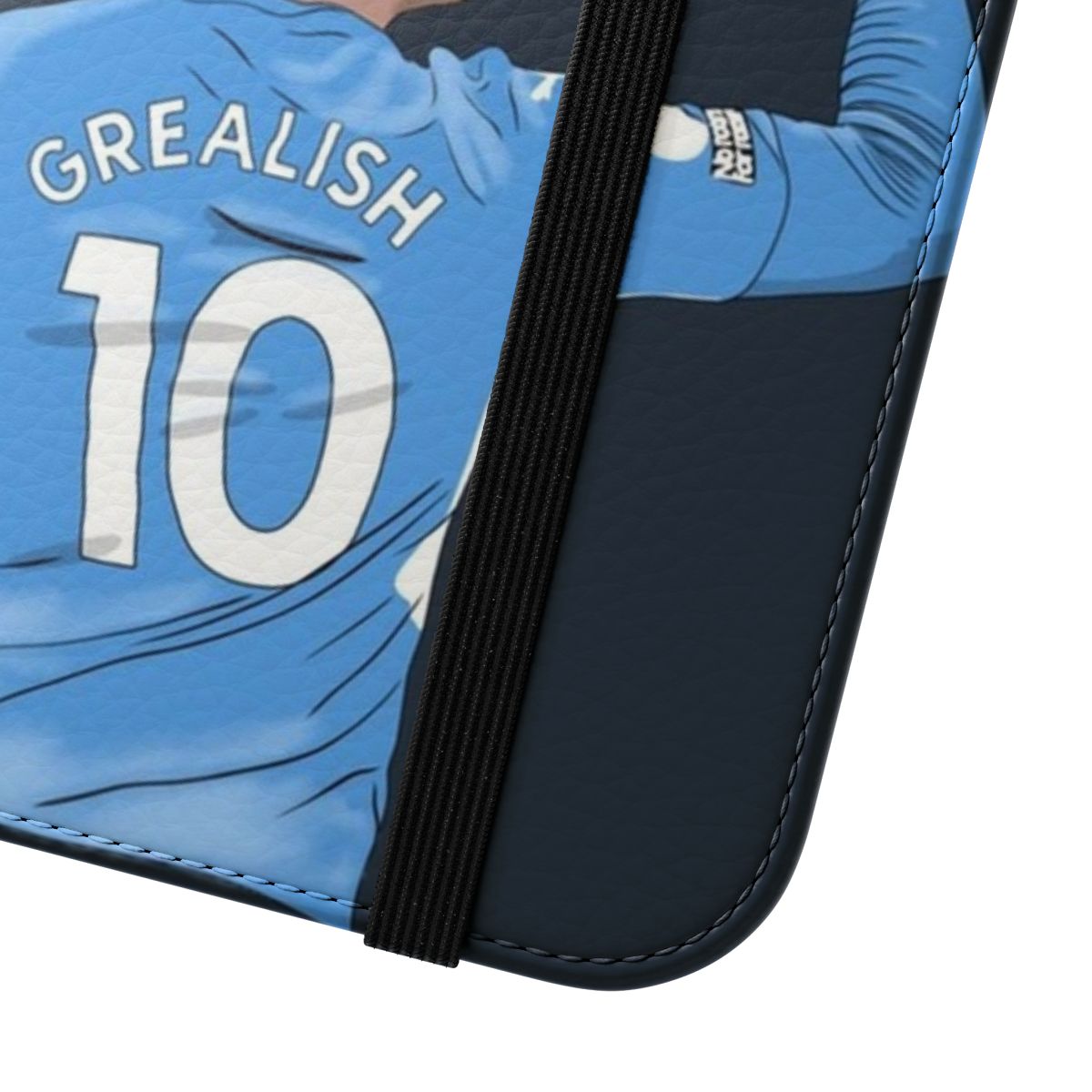 Jack Grealish Manchester City #10 Minimalist Soccer Phone Case - Close Up