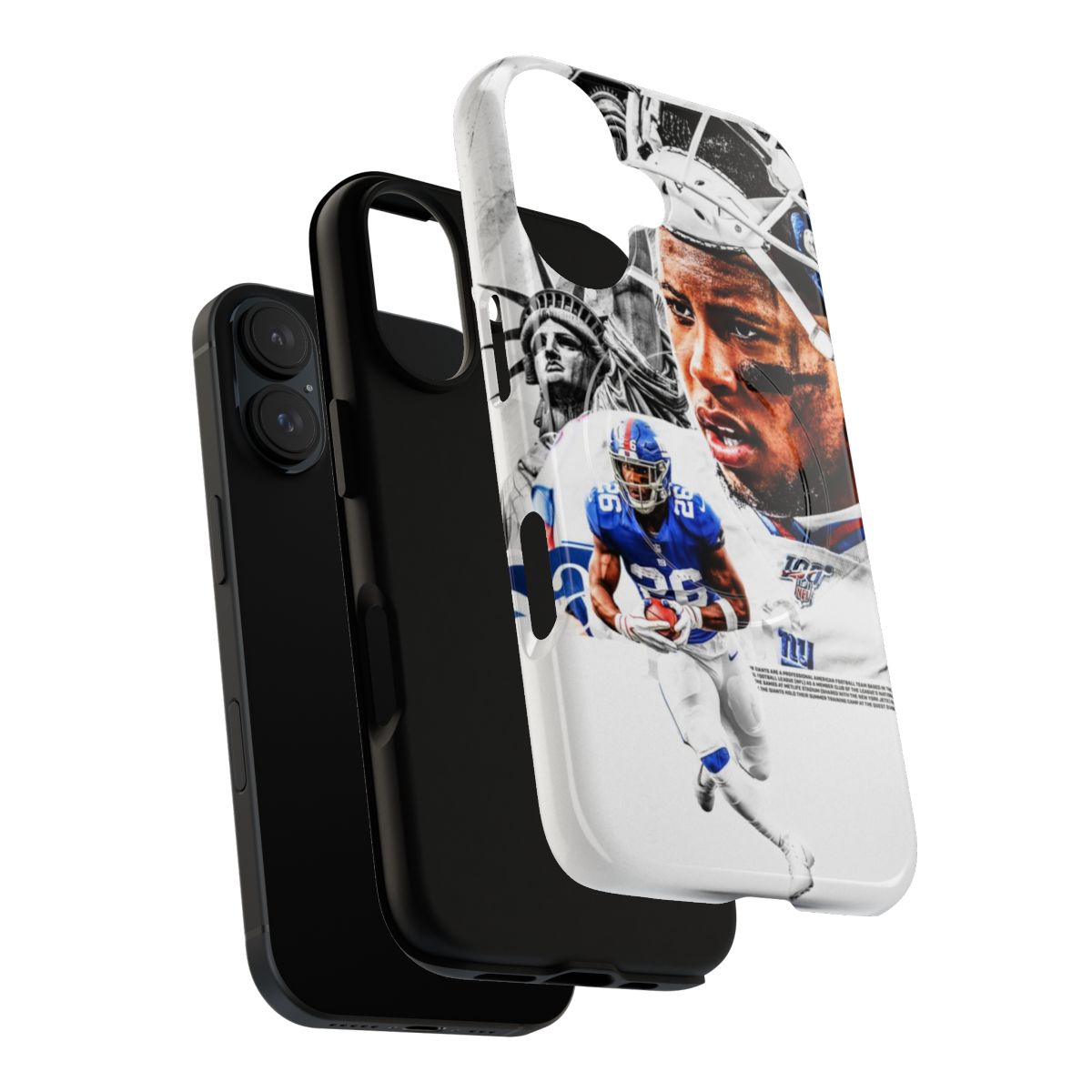 Saquon Barkley inspired magnetic tough phone case - Layers